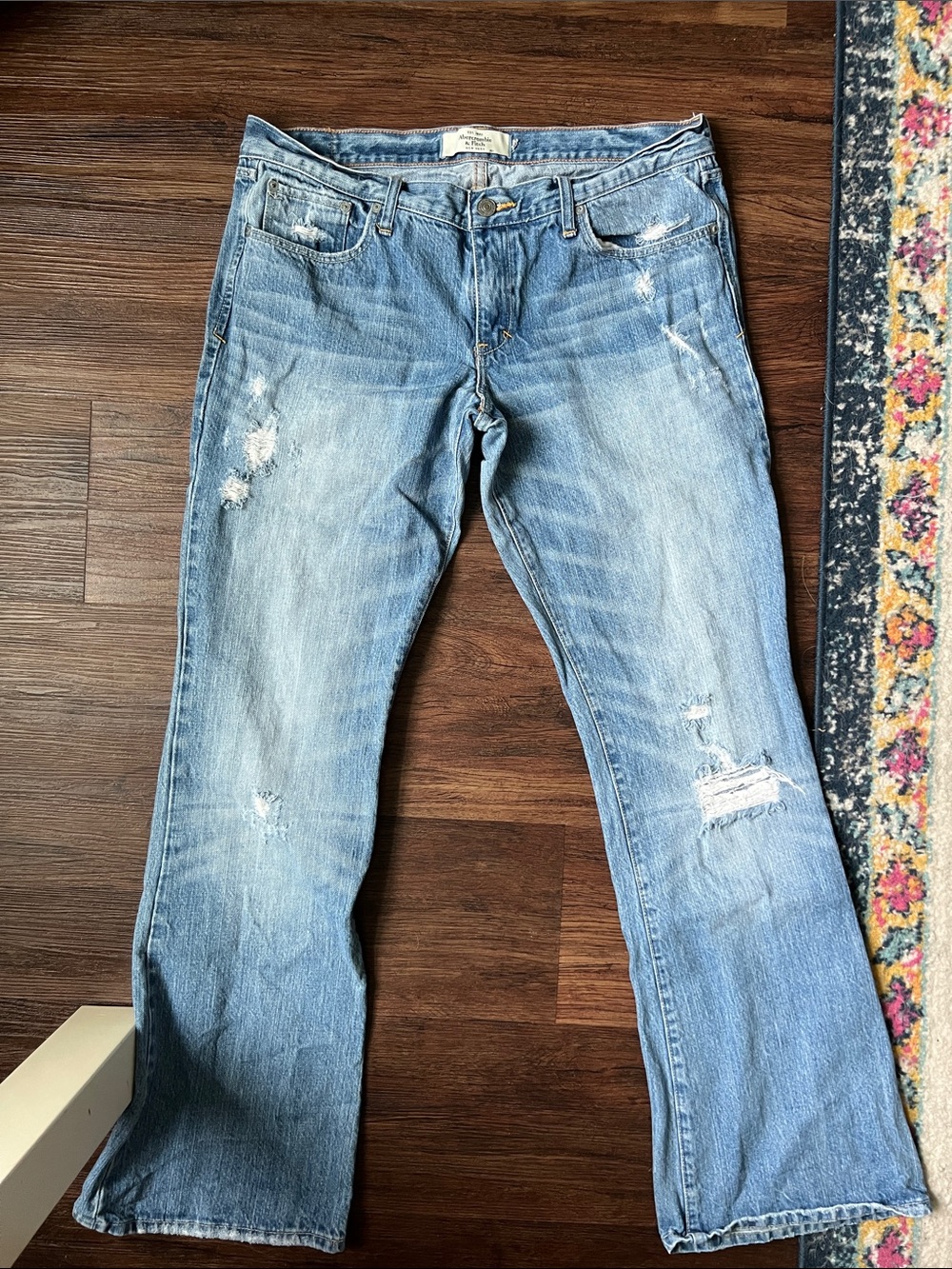 Y2K Abercrombie & Fitch Light Blue Madison Bootcut Jeans